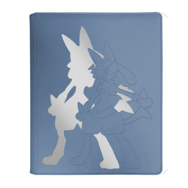 English Pokémon Elite Series Lucario 9-Pocket Zippered PRO Binder